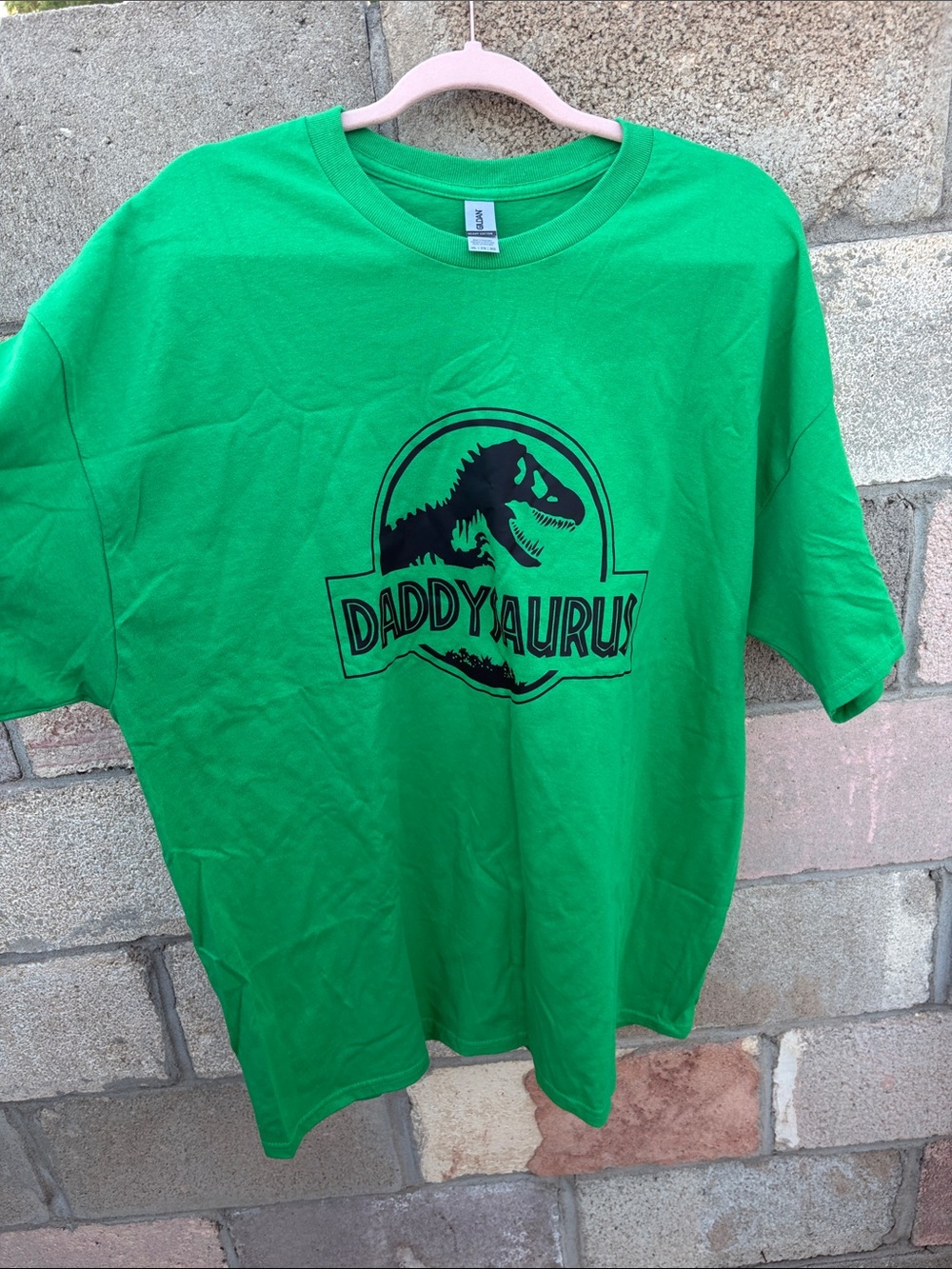 Gildan Green Kids' DADDYAURUS Graphic Tee